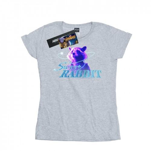 

Marvel Womens/Ladies Avengers Infinity War Sweet Rabbit Cotton T-Shirt XXL білий