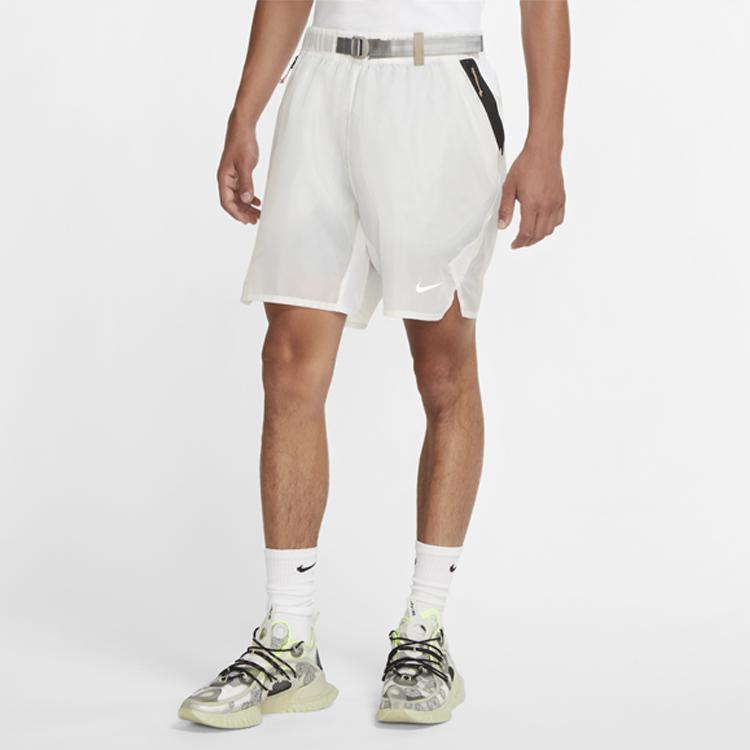 Nike ISPA Series Casual Sport Inner Layer 2-In-1 Shorts Men Bottoms White CK4996-133