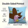 Courage The Cowardly Dog Pillow Cover For Bedroom Room And Living Room Sofa Decorative Cushion Cover