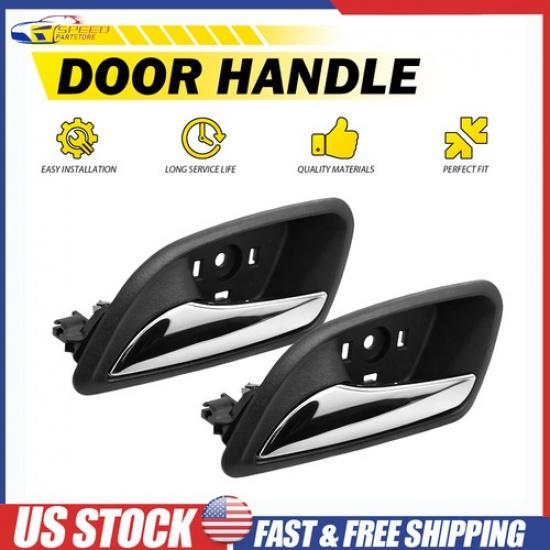 2x Black Door Handle Interior ide LH For 2011-2015 Chevrolet Cruze 95213025