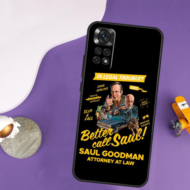 Better Call Saul TV Case For Xiaomi Redmi Note 13 14 Pro 12 9 10 11 Pro 10S 11S 12S Redmi 14C 13C 10C 12C Cover