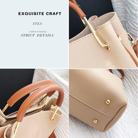 Bag Women's Bucket Bag Large Capacity One Shoulder Handheld Crossbody Bag