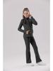 European & American UV-Proof Breathable Women's Yoga Jacket for Autumn/Winter - Solid Color, Long-Sleeved, Sports & Outdoor Use
