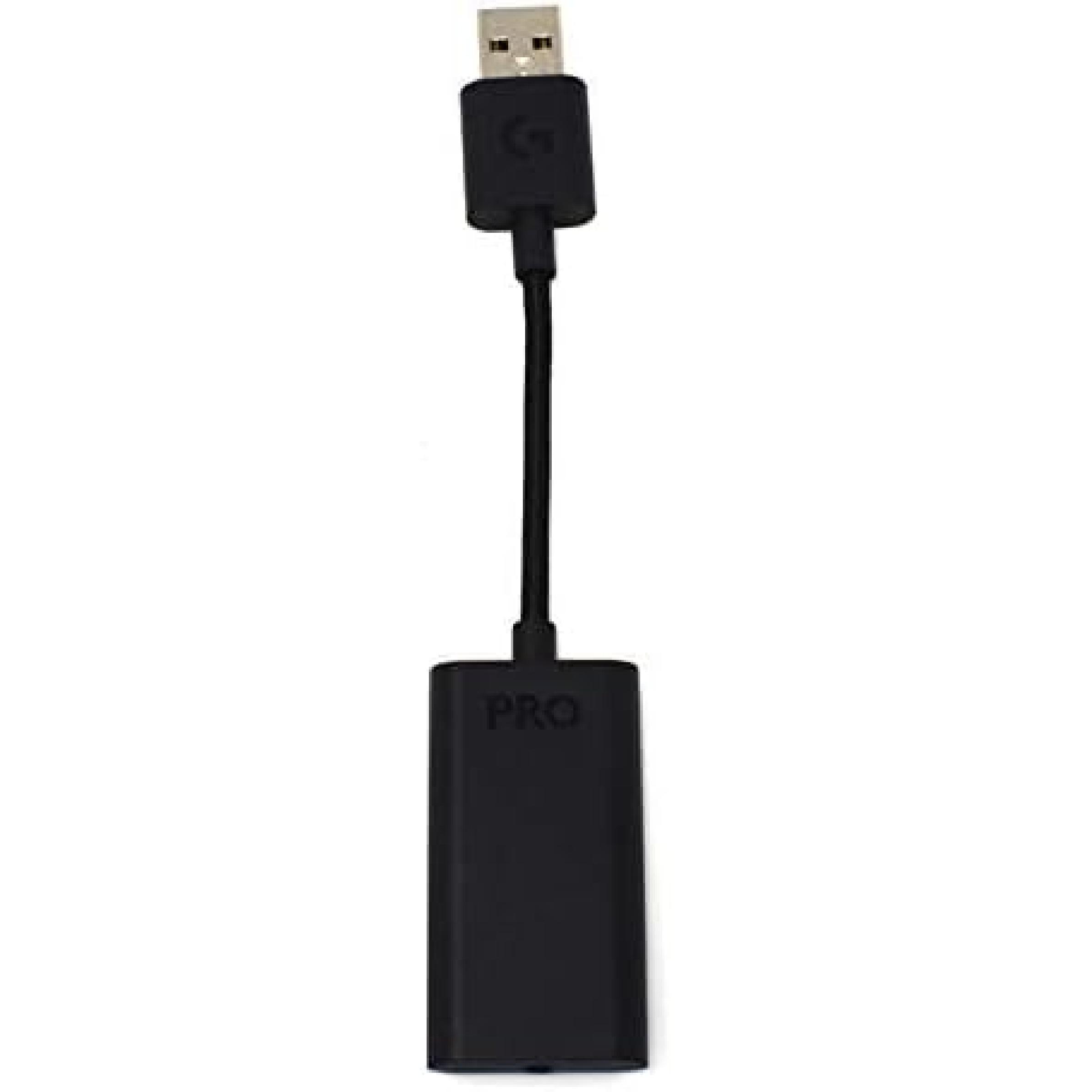 Оригинальный портативный HD игровой USB ЦАП для игровых наушников Logitech G Pro X с технологией Blue Voice - Черный