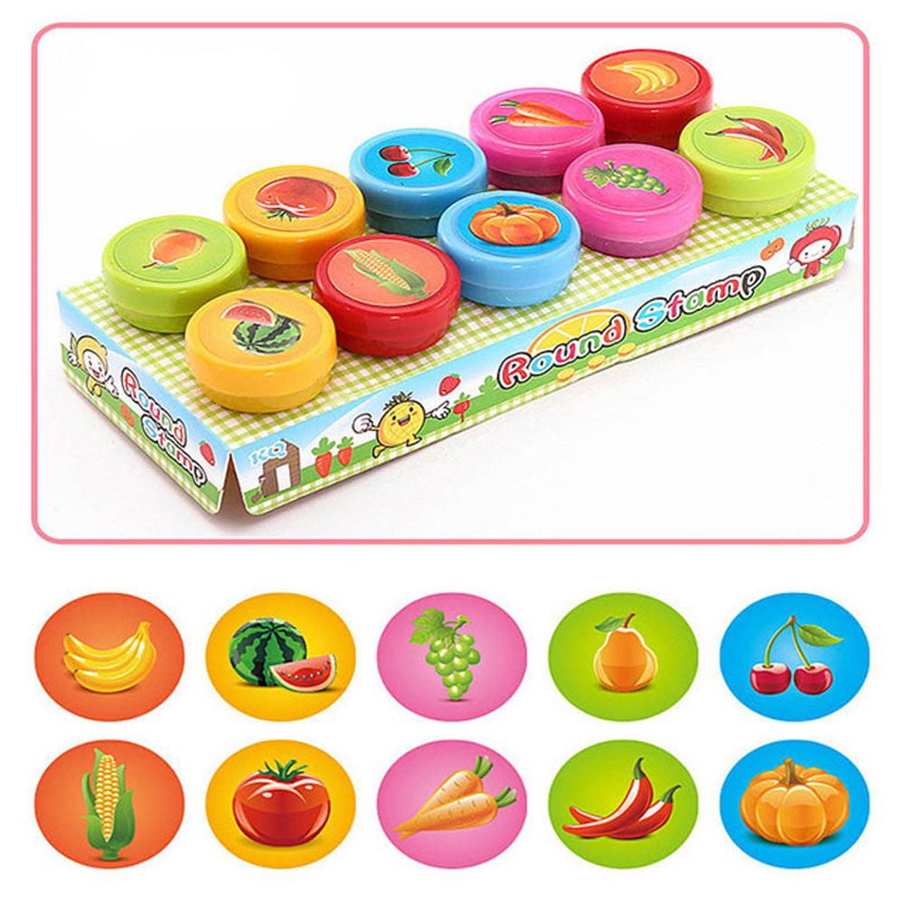 Toy Scrapbooking Panda Scrapbook Round Dinosaur Stamps Cartoon Stamp Rubber Stamps Kids Stamp