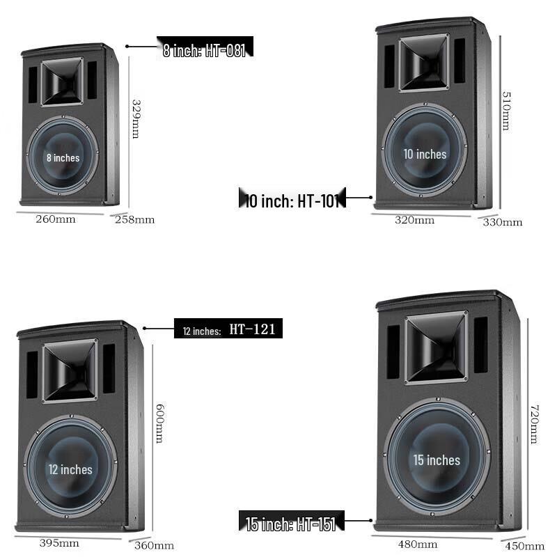 Huidu HT-101 Professional Wall-Mounted Speaker CN plug (adapter included)