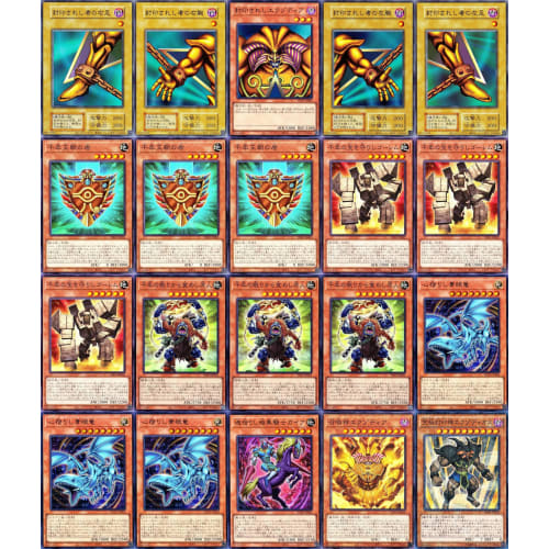 Millennium Exodia Deck Millennium Deck Blue-Eyes Dragon with a Heart Awakened from a Thousand-Year Slumber Dark Knight Gaia with a Soul Temple of the