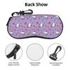 Cartoon Hello Kitty Candy Sunglasses Soft Case Neoprene Zipper Seamless Pattern  Shell Eyeglass Case Protective Box For Glasses