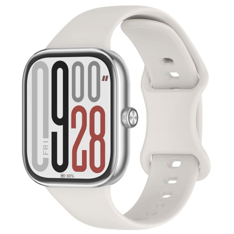 

xDfind Solid Color Butterfly Buckle Silicone Watch Band For Xiaomi Band 9 Pro/8 Pro/Redmi Watch 6/5/4