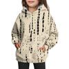 Girls' Hooded Tie-Dye Sweatshirt - Pullover Print Top