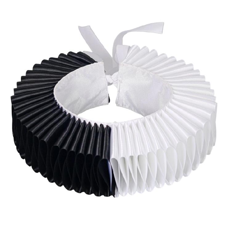 

Cosplay Costume Faux Collar Attachment Decorative Collar Neck Ruff For Halloween Party Clown Character Dressingup Props 1