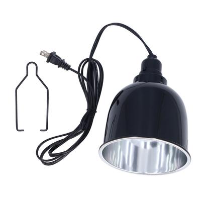 Sürüngen Isı Lambası Derin Kubbeli Alüminyum 250W E27 Kaplumbağalar Kertenkele Terraryumu için Sürüngen Işık Armatürü