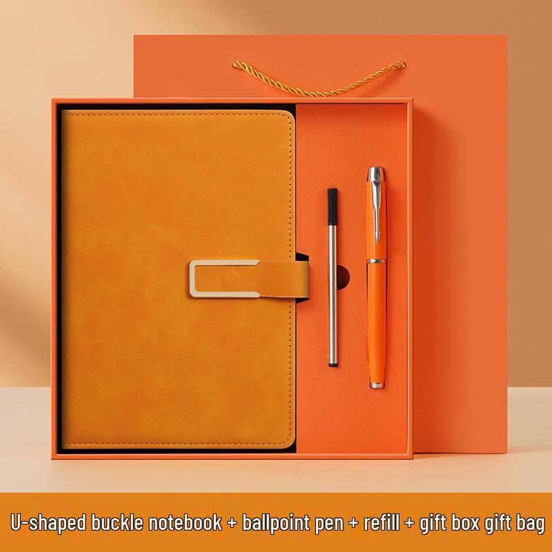 Customized Business Notebook Gift Set with Logo - Premium Cross Diary for Enterprise Office