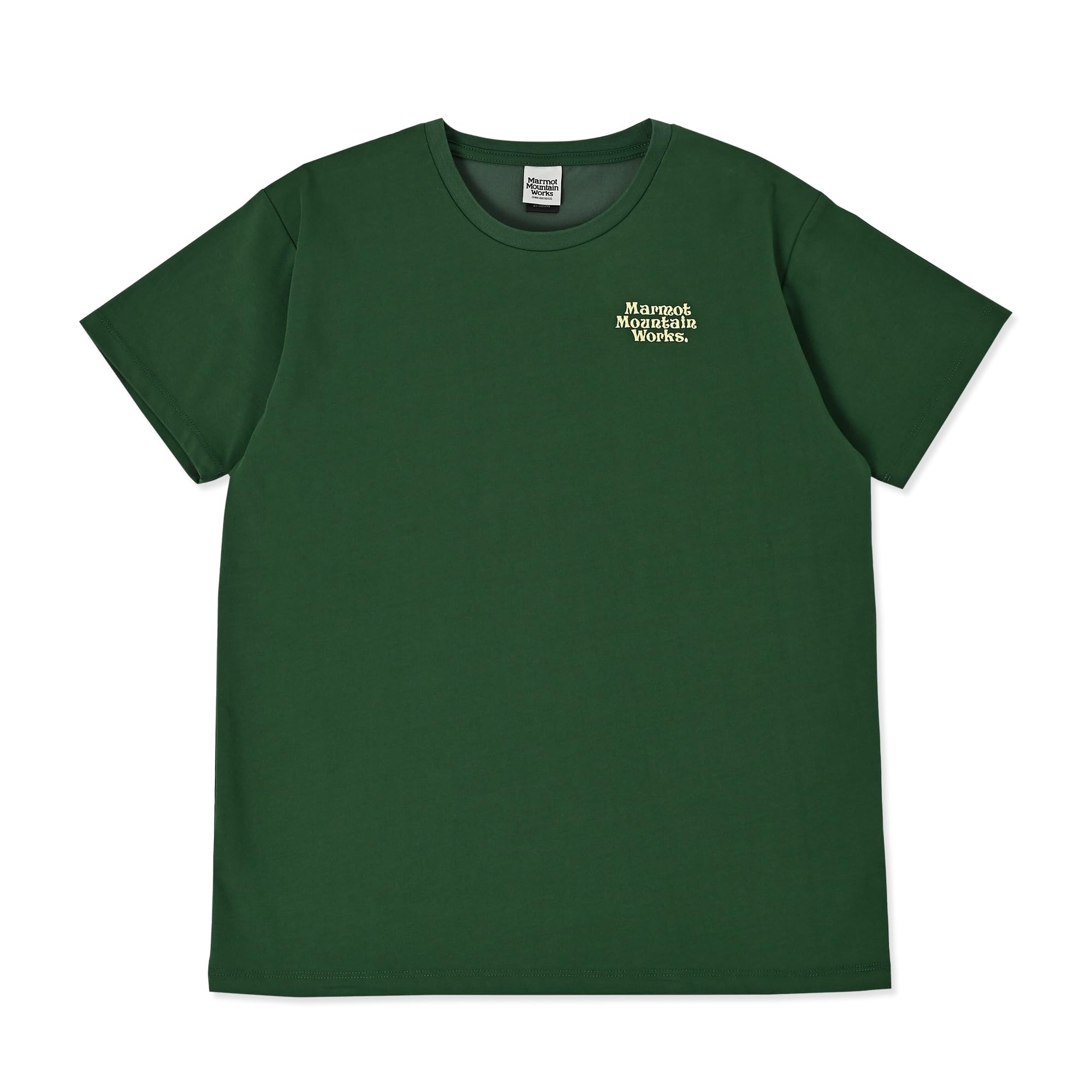 

Marmot Casual MMW Embroidery Green Women s T-Shirts, зелёный