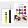 HANDAIYAN 12 Colors/pack Matte Colorful Eyeliner Kit Waterproof Eye Liner