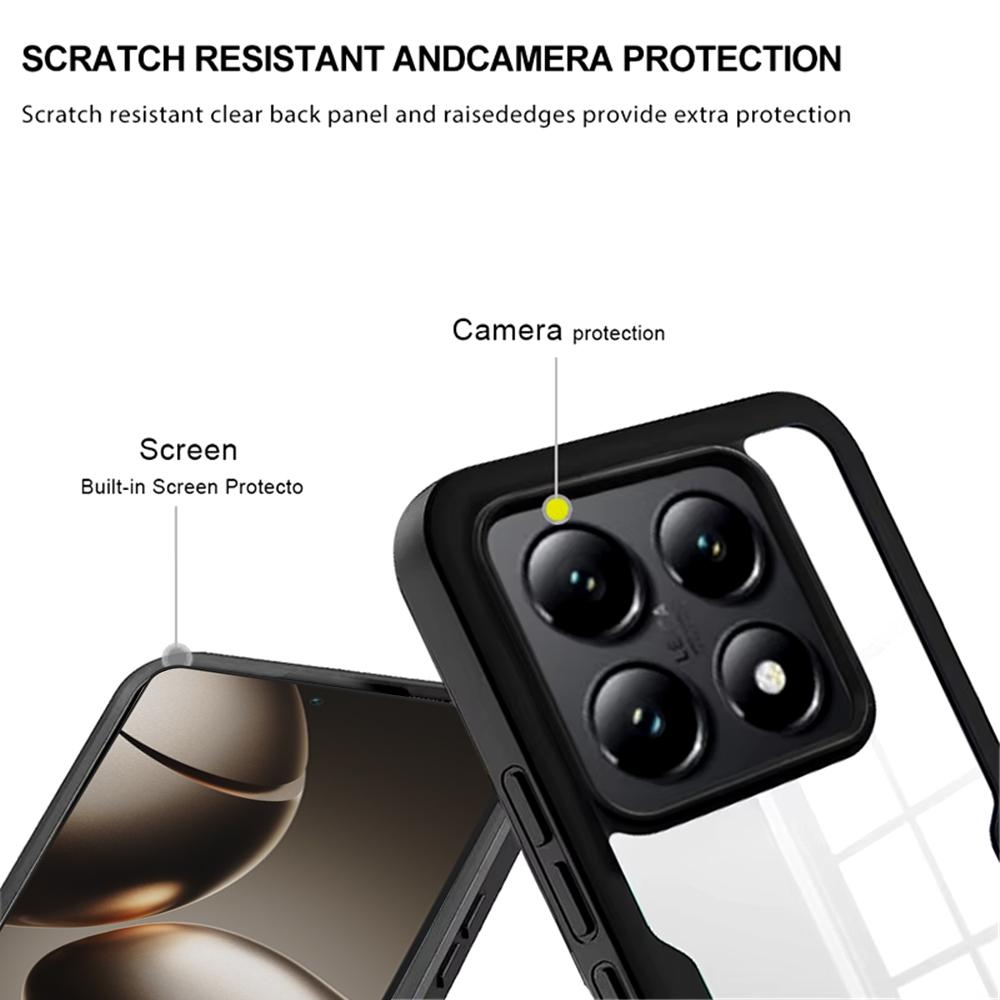 360 Full Cover Silicone Phone Case For Xiaomi 14T 13T 12T 11T 14 13 12 11 Pro 14 Ultra Shockproof Cover For Xiaomi 13 12 11 Lite
