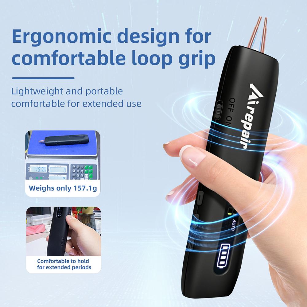 1-In-1 Battery Spot Welder, Led Lighting Dual Pulse Welding Circuit Board Welding Tool For Welding Nickel Sheets