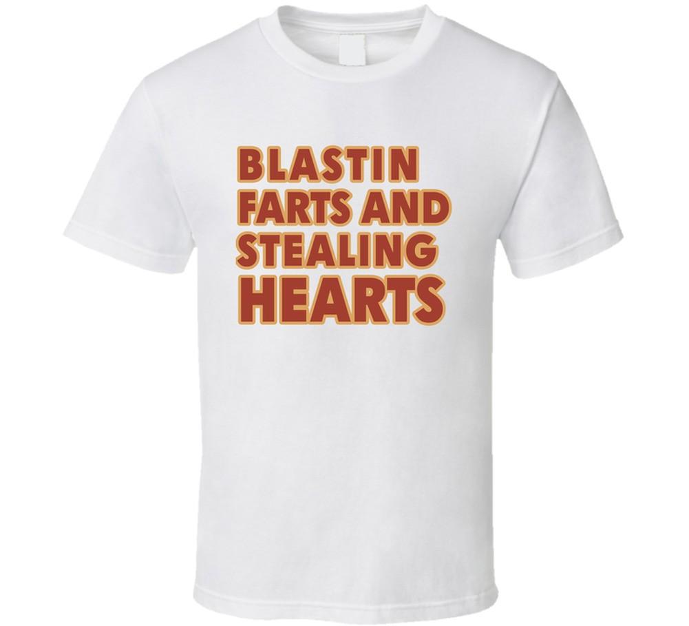 Furzen und Herzen stehlen Lustiges T-Shirt