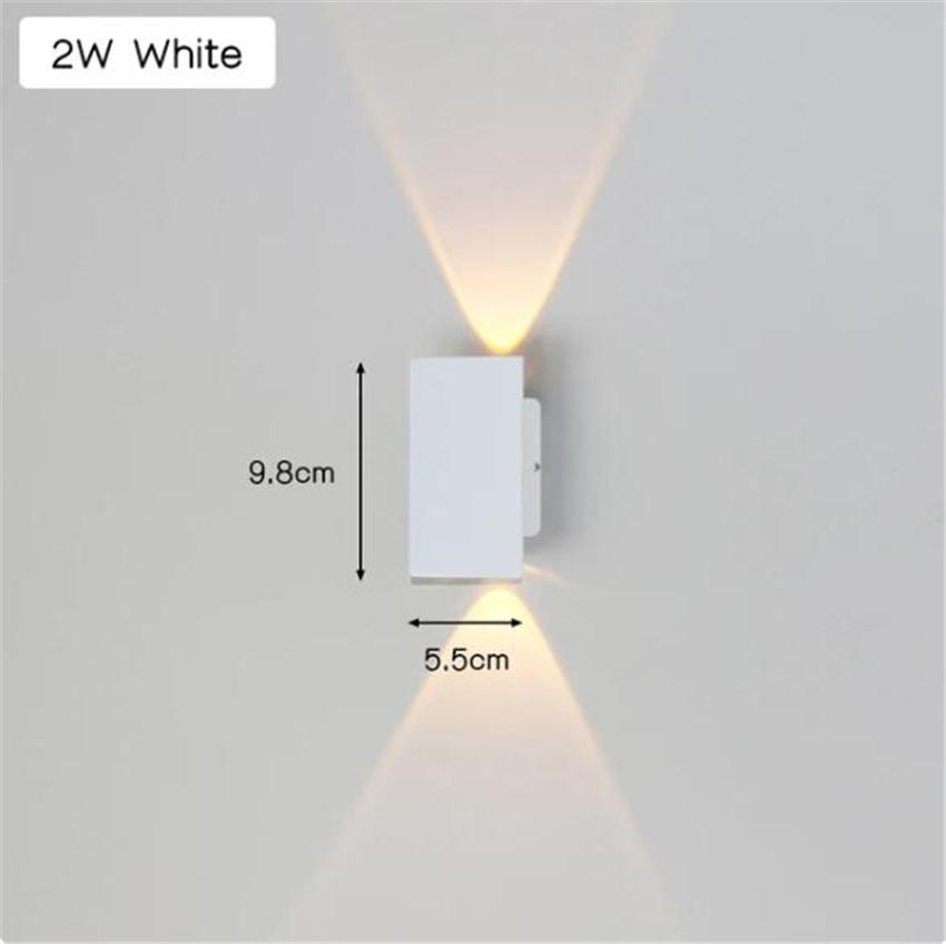 Modern LED Waterproof Outdoor Wall Lamp IP65 Aluminum up down Sconce Indoor Decorative Lighting