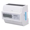 Electric Meter 3 Phase 4 Wire 7P LCD Digital Display DIN Rail Mount Power Monitor