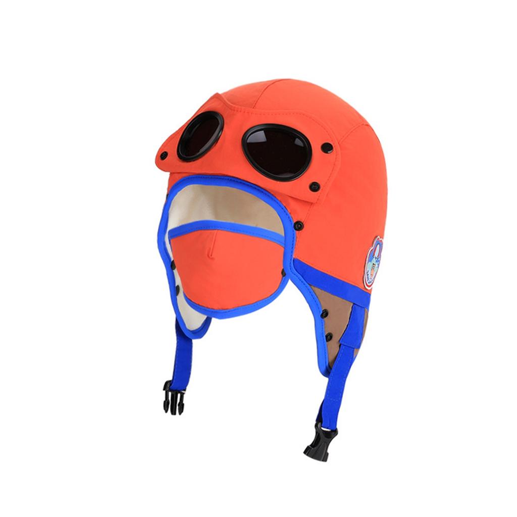 Wintermütze für Kinder, Retro Lei Feng Mütze, Mütze mit warmem Fleece, Ohr-, Motorradmütze zum Fahren