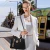 Shoulder Bag with Waterproof PU Perfect for Job and and Perfect As a NICOLE&DORIS Women's 2-Way Compartments, Dual-Layer Design, Leather, Commuting,