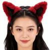 Realistic Wolf Ears Hairband Furry Headbands Plush for Coser Role Play and Photography Props