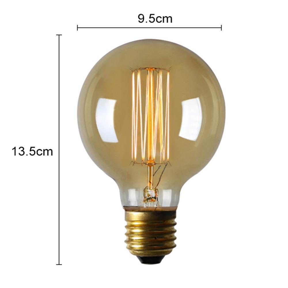 Retro Edison Bulb E27 220V 40W ST64 G80 G95 G125 Ampoule Vintage Edison Bulb Incandescent Lamp Filament Light Bulb Home Decor