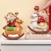 God of Wealth Figurine Desktop Ornament Cartoon Creative Fortune Statue Feng Shui Decor for