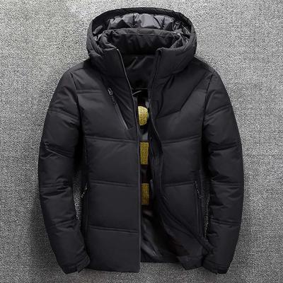 Winter Jacket Mens Quality Thermal Thick Coat Snow Red Black Parka Male Warm Outwear Fashion - White Duck Down Jacket Men