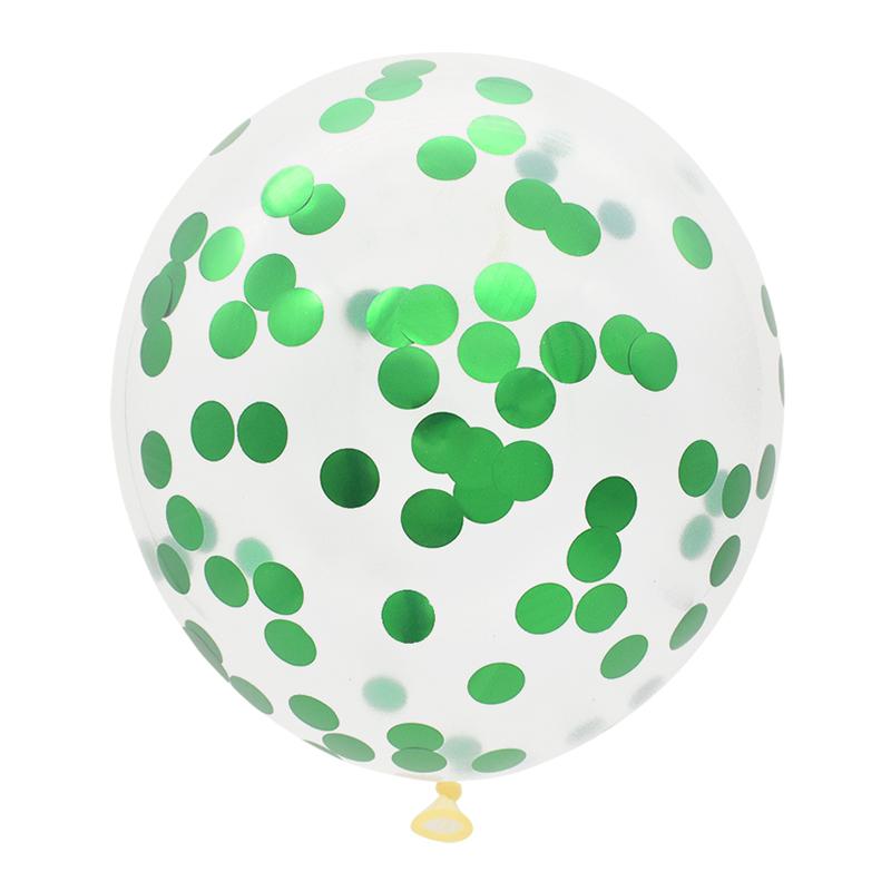 10pcs 12inch Glitter Confetti Latex Balloons Clear Transparent Ball Baby Shower Birthdy Party Wedding Decoration Air Globos