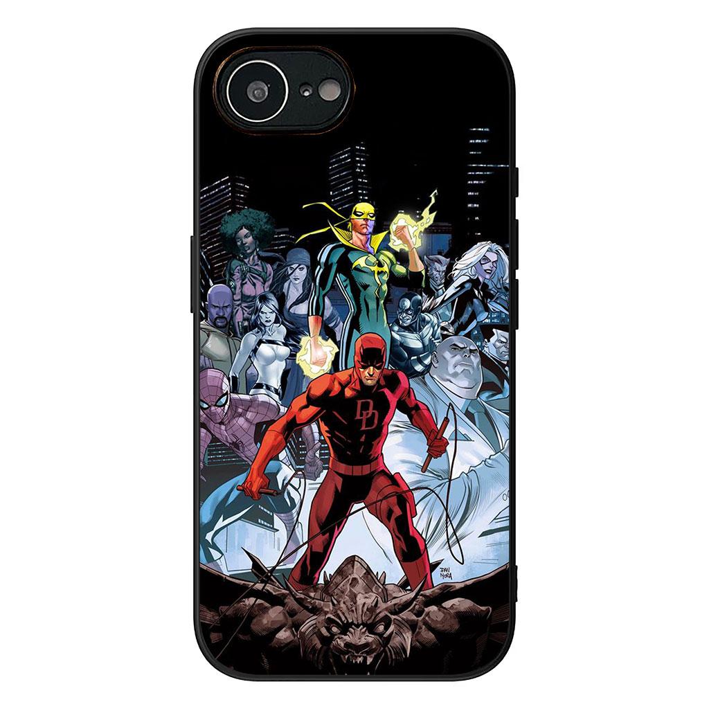 Daredevil Poster Marvel Casing Phone Cover for Apple iPhone 17 16 Plus 13 12 Pro Max Mini X XR ProMax 16E 15+ 16Plus Air Case