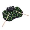 Kids Electric Drum Pad Set Roll Up 9 Drum Practice Pads Pedal and Sticks for Home