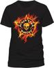 Black Star Riders 'Flames' Men T Shirt Print T Shirts for Men Casual Short Sleeves