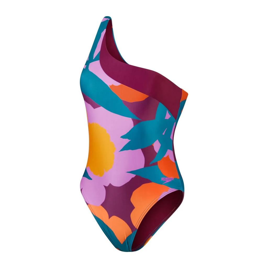 Speedo Womens/Ladies Asymmetric One Piece Swimsuit