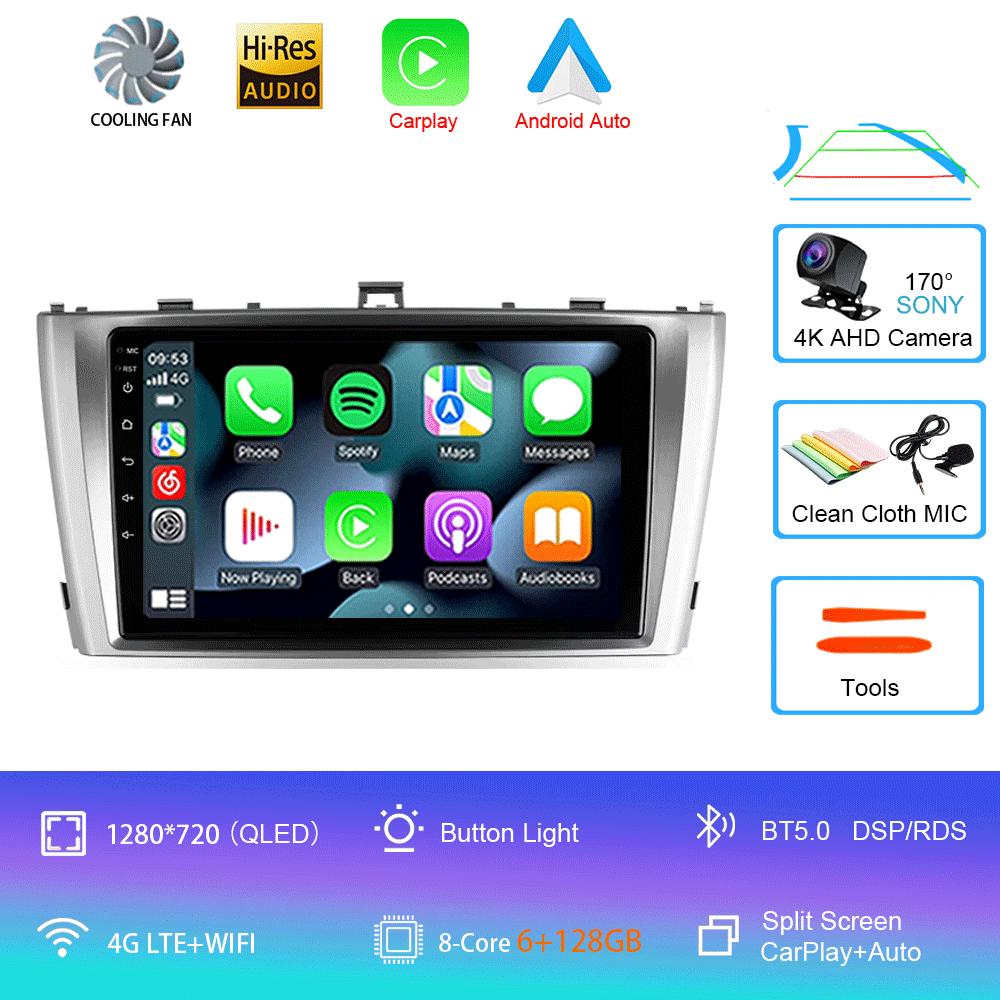 Car Radio Android 14 For Toyota Avensis T27 2009 - 2015 Navigation GPS Multimedia Player Stereo wifi+4G Carplay Auto Video 2din