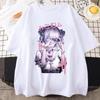 Kurono Kyou Anime T Shirt Summer Sport Jogging Short Sleeve Fashion Loose Sport Punk Style Y2K Top Girls Women Cosplay T Shirt