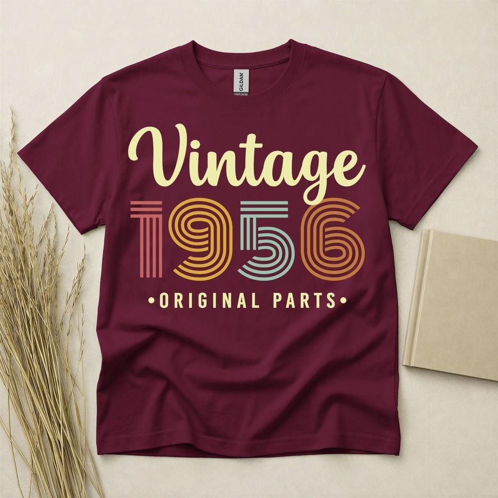 Maglietta 70° Compleanno Nata Nel 1956 70 Anni Regali Vintage 1956 Maglietta Tee