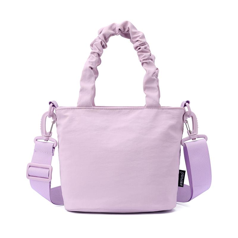 Solid Color Handbag Women's Lightweight Shoulder Bag