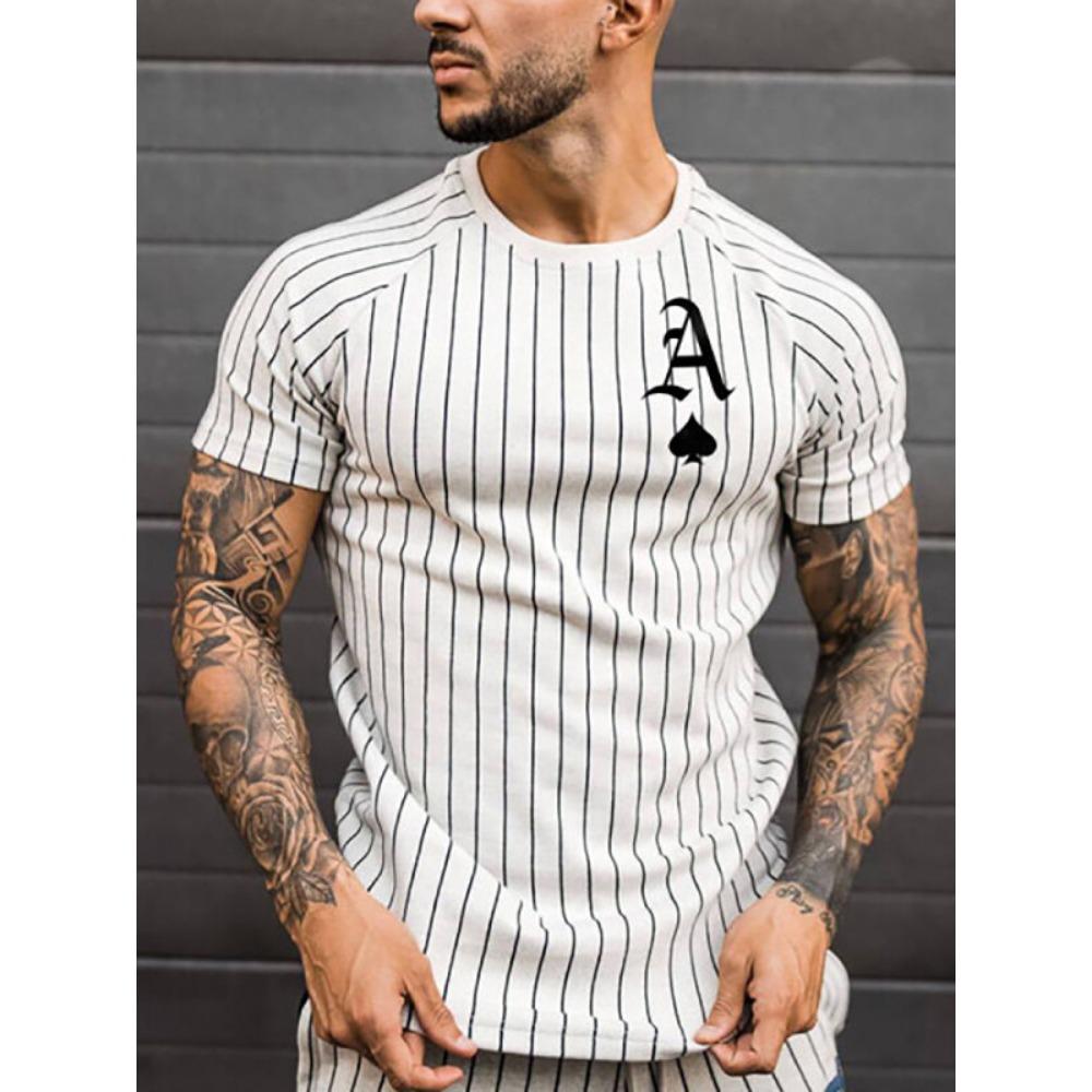 

Loose sports T-shirt 3D digital printed short sleeved youth fashion summer casual round neck T-shirt for men XS