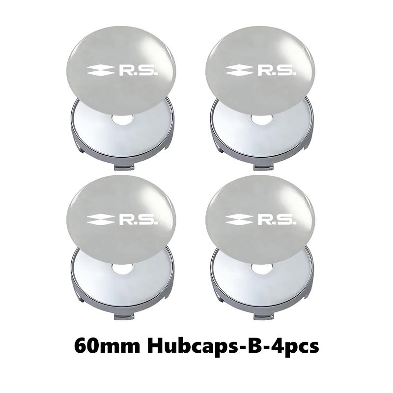 Universal 60mm Car Wheel Hub Cover Auto Anti-Dust Wheel Center Cap For Renault Clio Koleos Megane Espace Dacia RS Kadjar ZOE