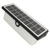 Outdoor Solar Wall Lamp ABS PC PIR Motion Sensor IP54 Waterproof Modern Solar Induction Fence Light for Garden Yard