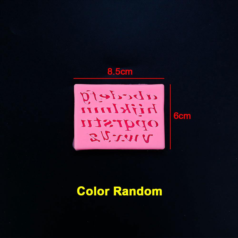Silicone World 3D Letter Number Silicone Mold Cake Flipping Sugar Chocolate Cake Mold Baking Tools Alphanumeric Resin Molds