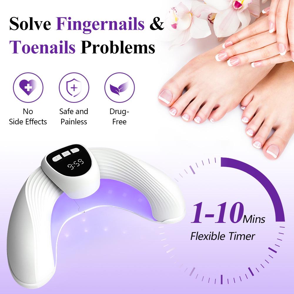 Onychomycosis Phototherapy Mini Folding Nail Dryer & Gel Lamp