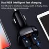 Mp3 přehrávač do auta Duální USB rychlá nabíječka FM Bluetooth přijímač Kompatibilní s 5,0 Fm vysílačem USB flash disk Sada do auta