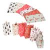 24 Pcs Christmas Gift Bag Exquisite Appearance Christmas Theme Christmas Paper Bag with Digital Stickers