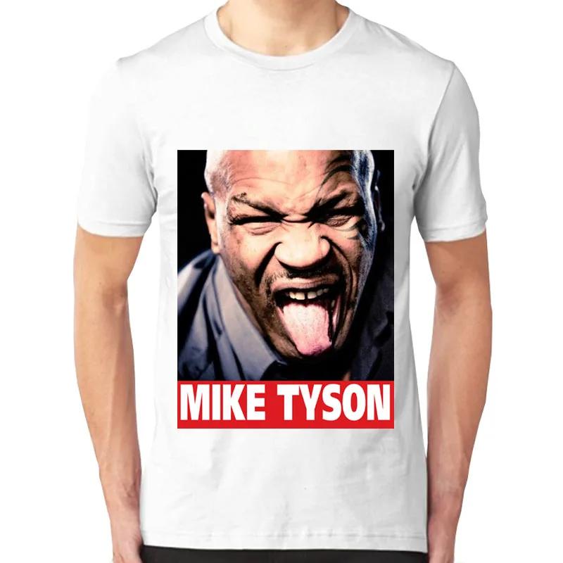Boxer Mike Tyson Memorial Boxer Tshirt Classic spoof shortsleeved cotton Tshirt S