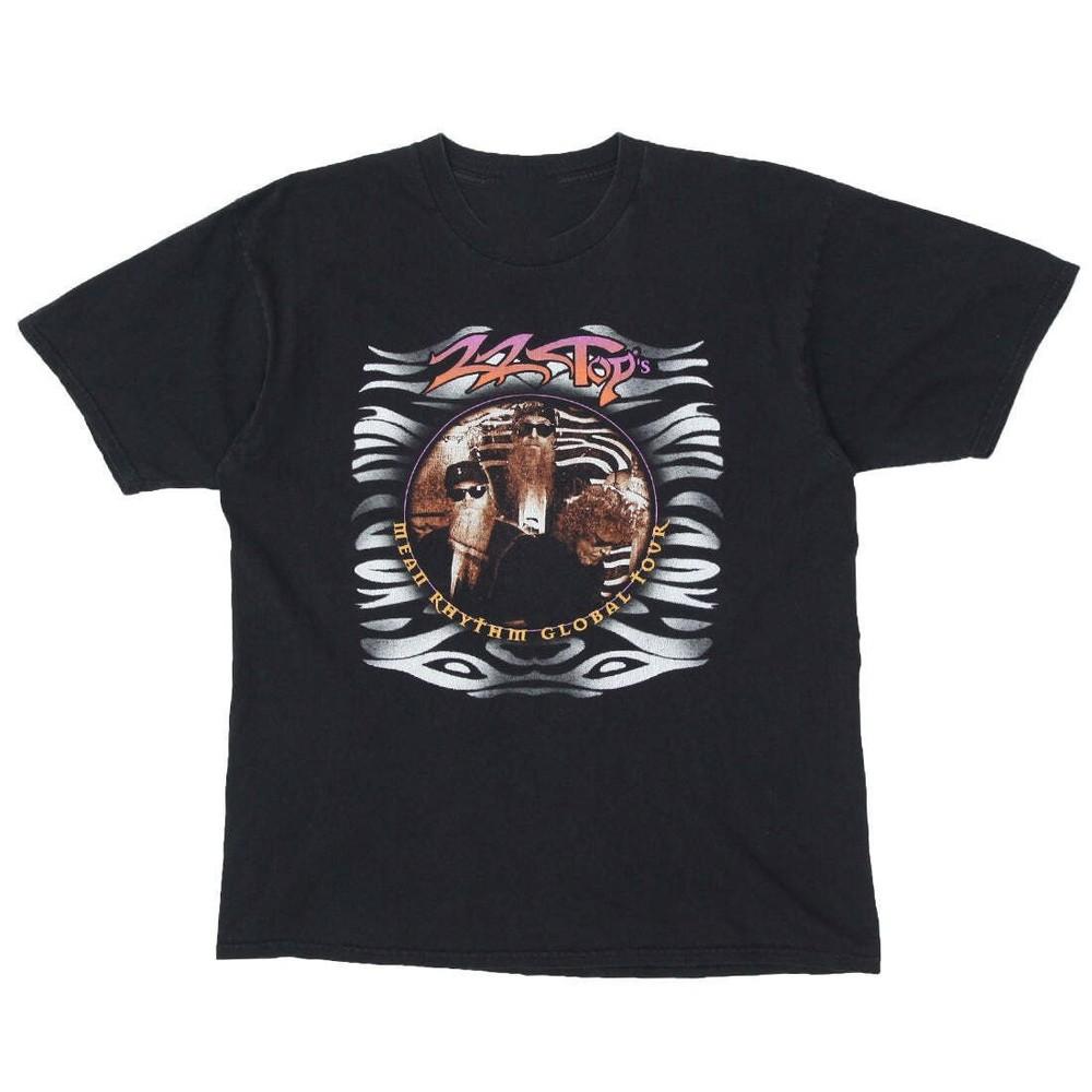 

Vintage 1997 ZZ Top Mean Rhythm Global Tour TShirt ZL572 Unisex T-Shirt S