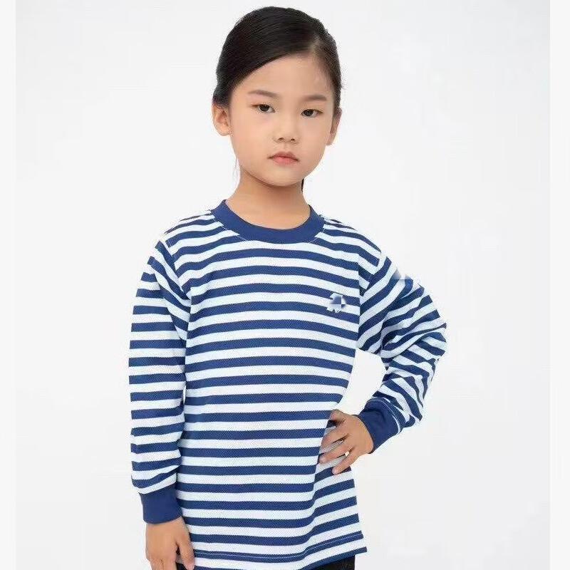 Xun Zhanying Kids Long Sleeve Striped Athletic Training Top 100