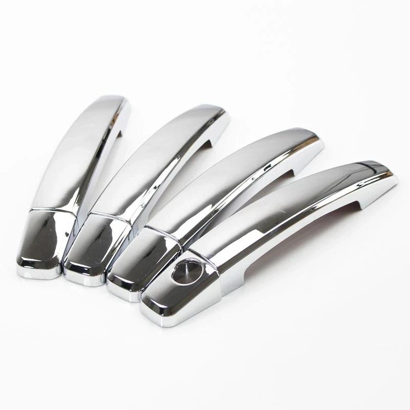 For Vauxhall Opel Corsa D Corsa E 2006 2007 2008 2009 - 2013 2014 ABS Carbon Black Car Door Handle Cover Trims Car Accessories